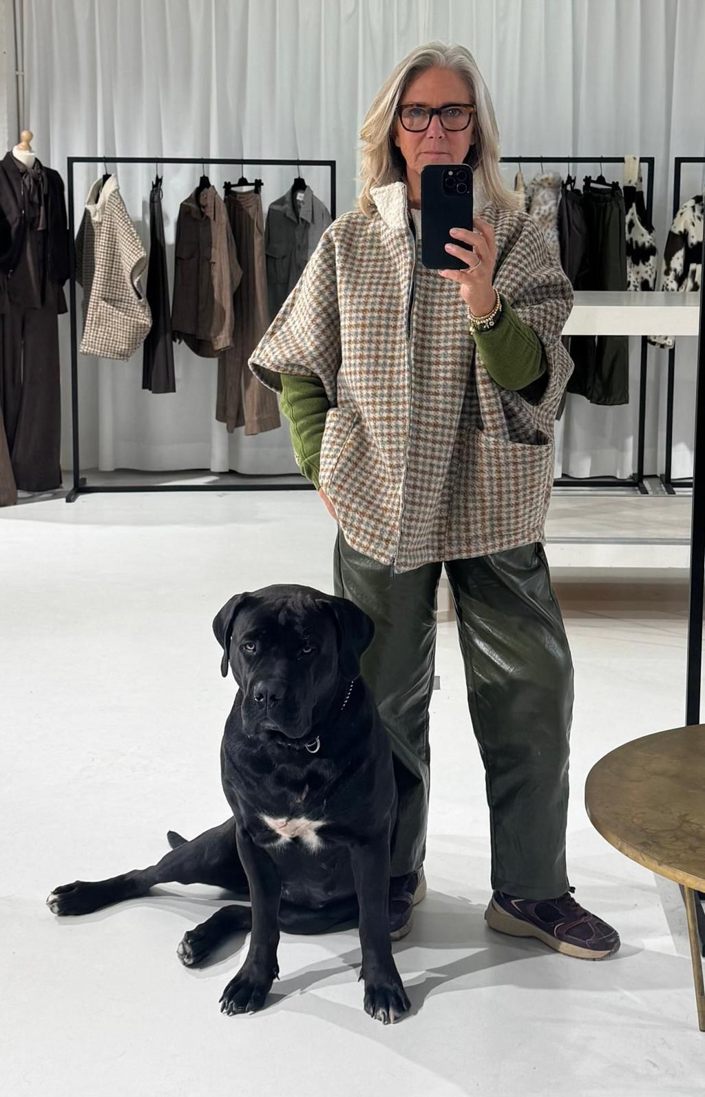 PANTS ANNABEL LEATHER W25